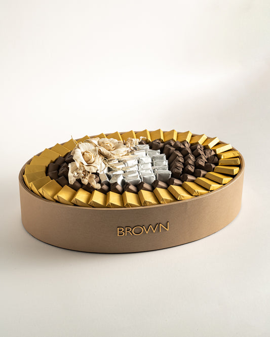 Leather Oval Tray 2.38KG