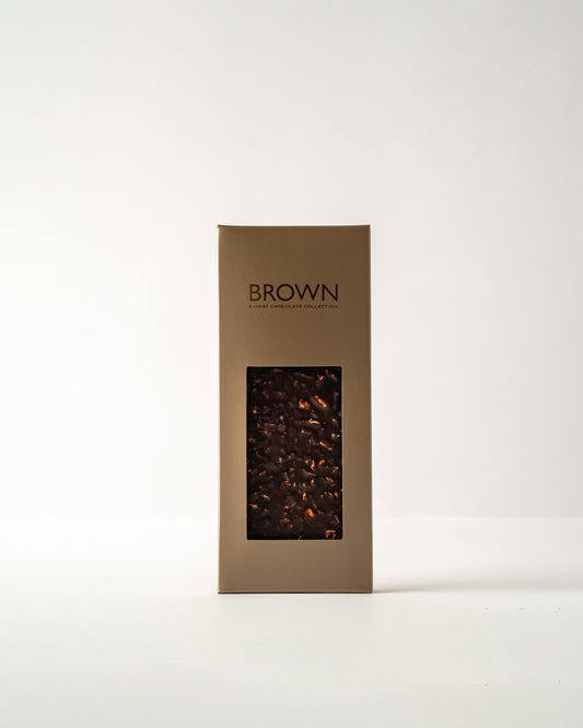 Dark Chocolate Almond and Orange Bar 93G